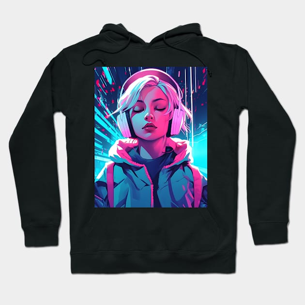 Music Mode ON Hoodie by AestheticsArt81